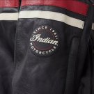 New Men's Indian Motorcycle Black New Style genuine Cowhide Leather Biker Jacket Size 7XL