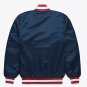 MLB 80 Vintage Satin Atlanta Braves Varsity Baseball Jacket Embroidery Logos size 3XL