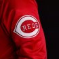 MLB Vintage 80's Cincinnati Reds Satin Baseball Letterman Varsity Jacket All sizes