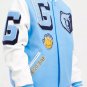 Letterman Memphis Grizzlies Wool Varsity Jacket Real Leather Sleeves All Sizes