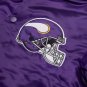 Minnesota Vikings Satin Letterman Varsity Embroidery Logos Jacket All Sizes
