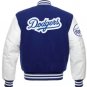 Letterman Los Angeles Dodgers Baseball Wool Jacket With Real Leather Sleeves All sizes
