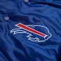 Buffalo Bills Blue Satin Letterman Varsity Fan Jacket Embroidery Logos All Sizes