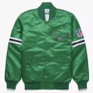 Philadelphia Eagle Satin Varsity Baseball Bomber Jacket Embroidery Logos All sizes