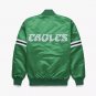 Philadelphia Eagle Satin Varsity Baseball Bomber Jacket Embroidery Logos All sizes