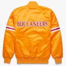 Tampa Bay Buccaneers Satin Baseball Letterman Varsity Fan Jacket All Sizes