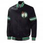 Boston Celtics Black Satin Letterman Varsity Jacket Embroidery Logos All Sizes