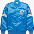 Los Angeles Chargers Satin Bomber Letterman Varsity Jacket Embroidery Logos
