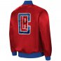 Letterman NBA Los Angeles Clippers Satin Baseball Bomber Varsity Jacket