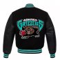 Letterman Memphis Grizzlies Varsity Wool Jacket Real Leather Sleeves All Sizes