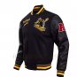 Men&acirc;��s Black Pittsburgh Steelers Varsity Letterman Jacket Size Available