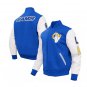 Letterman Los Angeles Rams Varsity Wool Jacket With Real Leather Sleeves