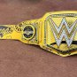 Wrestle Mania 41 Las Vegas Golden Wrestling Championship Title Belt Leather Strap Adult Size