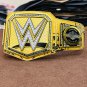 Wrestle Mania 41 Las Vegas Golden Wrestling Championship Title Belt Leather Strap Adult Size