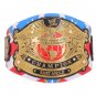 Kurt Angle Signature Series Wrestling Championship Belt Black Leather Strap Adult Size
