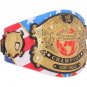 Kurt Angle Signature Series Wrestling Championship Belt Black Leather Strap Adult Size