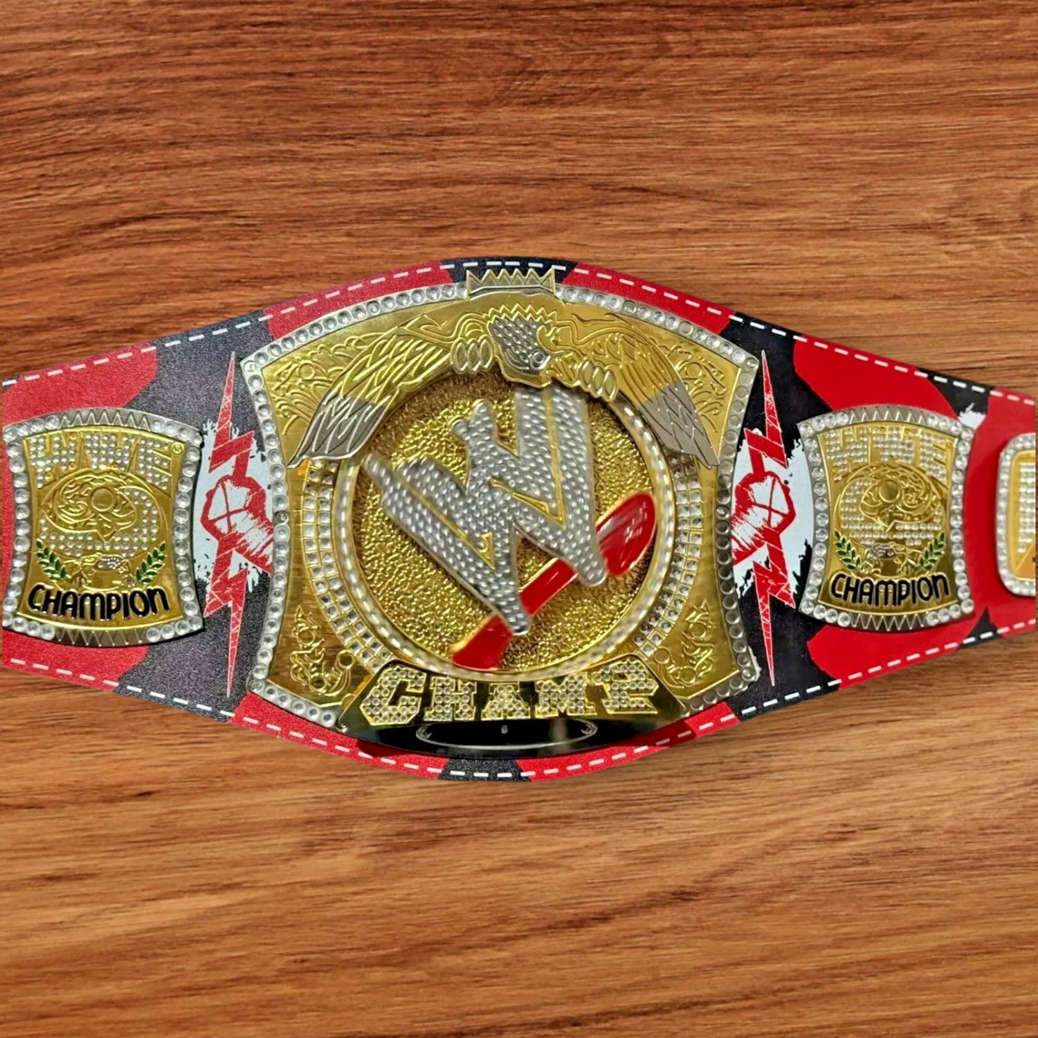 CM Punk Spinner Belt World Heavy weight Championship Belt Leather Strap Adult Size