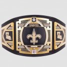Orleans Saints American Football Heavyweight Wrestling Champion Title Belt Leather Strap Adult Size