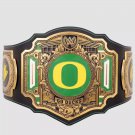 Oregon Ducks Heavyweight Wrestling Champion Title Belt Leather Strap Adult Size