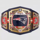 New England Patriots Heavyweight Wrestling Champion Title Belt Leather Strap Adult Size