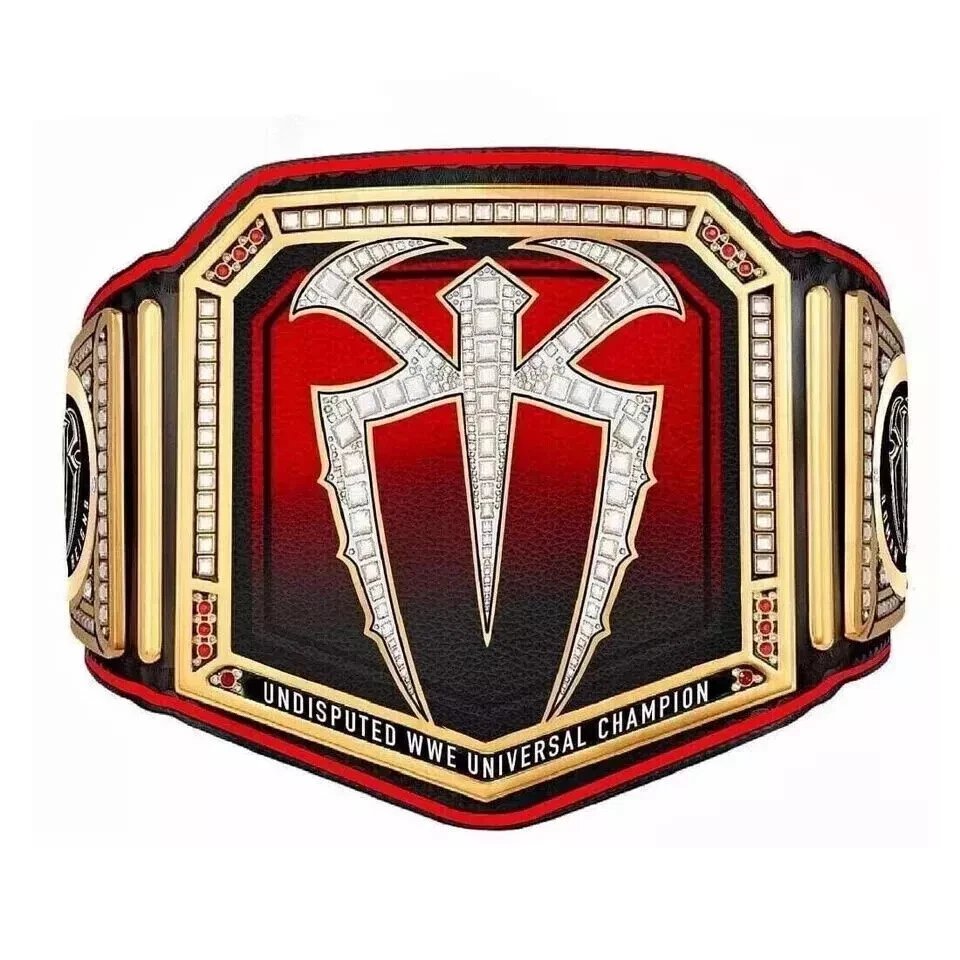 Roman Reigns Undisputed Universal Heavyweight Wrestling Champion Title Belt Leather Strap Adult Size