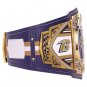 Baltimore Ravens Heavyweight Wrestling Champion Title Belt Purple Leather Strap Adult Size