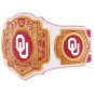 Oklahoma Sooners Heavyweight Wrestling Champion Title Belt White Leather Strap Adult Size