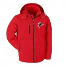 Atlanta Falcons Warm Soft Shell Jacket Embroidered Logo Breathable Windproof Hooded Jacket