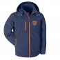 Chicago Bears Warm Soft Shell Jacket Embroidered Logo Breathable Windproof Hooded Jacket