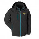 Jacksonville Jaguars  Warm Soft Shell Jacket Embroidered Logo Breathable Windproof Hooded Jacket