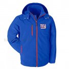 New York Giants Warm Soft Shell Jacket Embroidered Logo Breathable Windproof Hooded Jacket