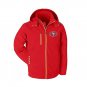 San Francisco 49ers Warm Soft Shell Jacket Embroidered Logo Breathable Windproof Hooded Jacket