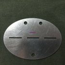 WW2 Steel German ID DOG TAG ( Repro )