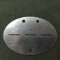 WW2 Steel German ID DOG TAG ( Repro )