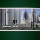 Vintage Star Wars Art 1980 ESB Ralph McQuarrie Portfolio Print #20 Lando & Leia on Cloud City