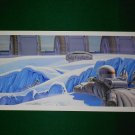 Vintage Star Wars Art 1980 ESB Ralph McQuarrie Portfolio Print #6 Assault on Hoth
