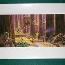 Vintage Star Wars Art ROTJ Ralph McQuarrie Print #14 Ewocks Battle Endor Premium Print