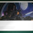 Vintage Star Wars Art 1977 ANH Ralph McQuarrie Portfolio Print #7 TIE Fighter Pilot