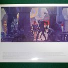 Vintage Star Wars Art 1977 ANH Ralph McQuarrie Protfolio Print #8 The Cantina