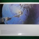 Vintage Star Wars Art 1977 ANH Ralph McQuarrie Portfolio Print #10 Y-Wing Attacks