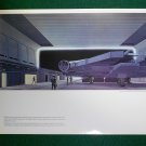 Vintage Star Wars Art 1977 ANH Ralph McQuarrie Portfolio Print #18 Falcon on Death Star