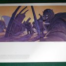 Vintage Star Wars Art 1977 ANH Ralph McQuarrie Portfolio Print #19 Tusken Raiders