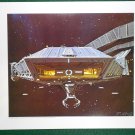 Battlestar Galactica Ralph McQuarrie Portfolio Art #4 Galactica Landing Bay