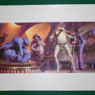 Vintage Star Wars Art 1982 ROTJ Ralph McQuarrie Print #4 Sy Snootles & Max Rebo