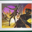 Battlestar Galactica Ralph McQuarrie Portfolio Art Print #22 Battle With Ovions