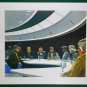Battlestar Galactica Ralph McQuarrie Portfolio Art #1 Meeting on the Bridge