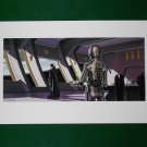 Star Wars Phantom Menace 1999 Doug Chiang Portfolio Print #2 Obi-Wan