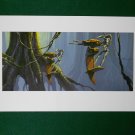 Star Wars Phantom Menace 1999 Doug Chiang Folio Print #7 Strap with Battle Droid