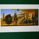 Star Wars Phantom Menace 1999 Doug Chiang Portfolio Print #11 Anakin & Podracer