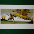 Star Wars Art Phantom Menace 1999 Doug Chiang Portfolio Print #20 The Final Battle
